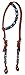 PRORIDER Horse Show Bridle Western Leather Headstall One Ear 79110HA
