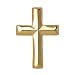 Cross Lapel Pin on a Card Gold Plated with Squeeze Pin Back