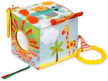 Carnival Baby&Kids Orman Arkadaşları Duyusal Yumuşak Askılı Aktivite Küpü Renkli - Görsel 2