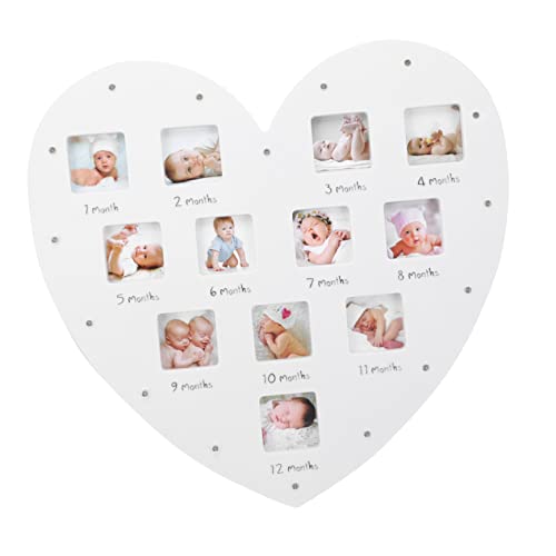 JOINPAYA Funny Baby Photo Frame Growth Record Photo Frame Present for Expecting Parents