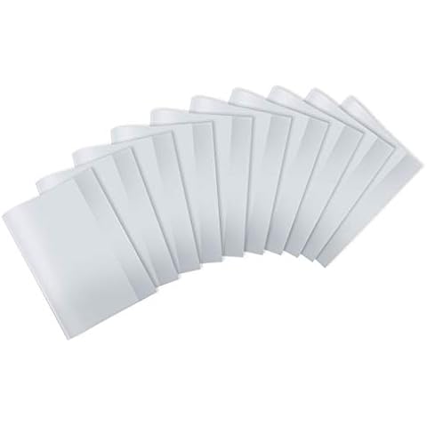 HERMA A4 transparent notebook covers, made of sturdy and easy to clean plastic for school 20242, pack of 10 Cover
