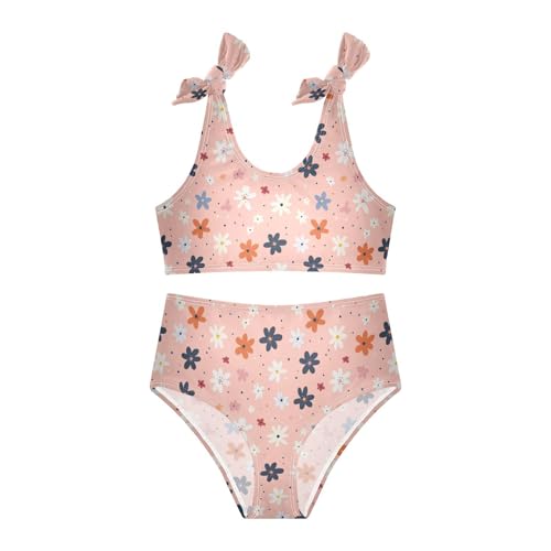 KLL Girls Bathing Suits Cute 2 Piecing Bathing Suits for Teens with Adjustable Strap3