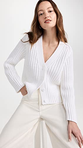 Image of Vince Women's Wave Rib Cardigan