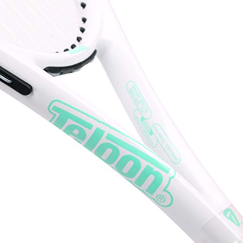 Image of Teloon Recreational Adult Tennis Rackets-27 inch Tennis Racquet for Men and Women College Students Beginner Tennis Racket. (V10-White and Green)