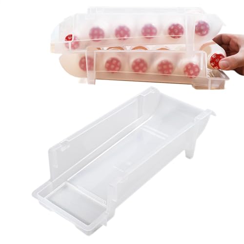 Doslilyy Organizador de latas para refrigerador, dispensador de latas de refresco apilable para refrigerador, soporte de almacenamiento de bebidas para almacenamiento de refrigerador, armario, mesa