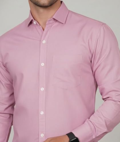 Image of Diverse Men's Stylish Poly Cotton Casual Shirt || Full Sleeve Button-Down Shirt with Single Pocket || Comfortable Breathable Fabric || Perfect for Casual Office and Outing Wear