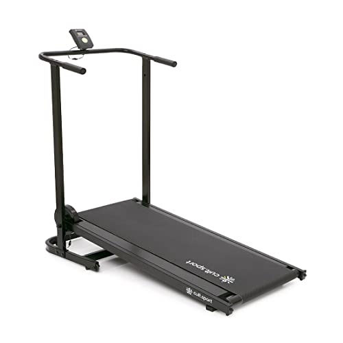 Cultsport quickrun Antony Manual Treadmill for Home Workout I Foldable Treadmill with Wheels I Walking and Running Machine for Home Gym I 6 Months Warranty I Max User Weight 110 kg