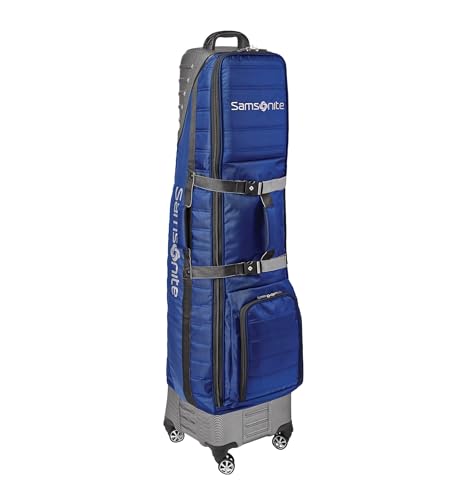 Samsonite The Protector Hardside and Softside Golf Travel Bag with Shark Wheels, Waterproof Exterior (Blue, One Size) - image 1