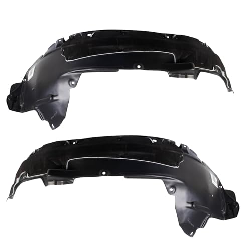 TRQ Front Driver and Passenger Side Inner Fender Liner Set Compatible with 2010-2011 Honda CR-V US Built Models 1st VIN Digit 1 2010-2011 CR-V Mexico Built Models 1st VIN Digit 3