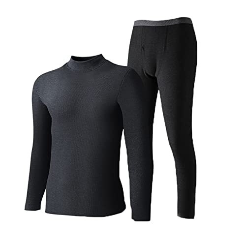 YAODAMAI De samt Herbst und Winter thermische unterwäsche Anzug männer schlank Plus samt Boden Hemd Herbst Kleidung Lange Hose Cover