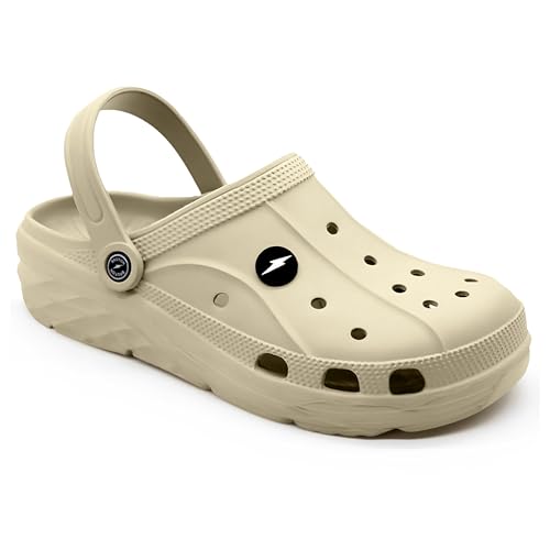 Image of BRUTON Unisex EVA Sandals | Lightweight Clogs with Adjustable Back Strap | Breathable Anti-Slip Casual Sandals for Walking, Beach, Travel & Daily Wear