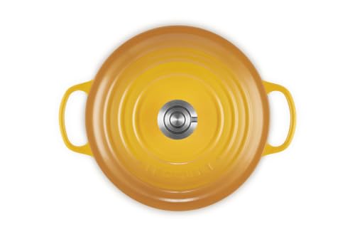 Image of Le Creuset Enameled Cast Iron Signature Round Dutch Oven, 5.5 qt., Nectar