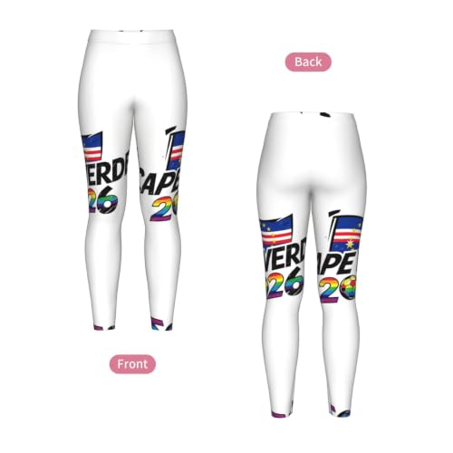 Pantalones elásticos estampados opacos con ajuste ceñido para entrenar sin transparencias 6
