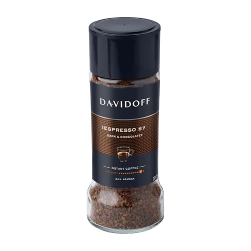 Image of Daviddoff Espresso 57, Fine Aroma & Rich Aroma Instant Coffee 100% Arabica, 3.53 oz ℮ 100 g, Variety Pack (Pack of 3)