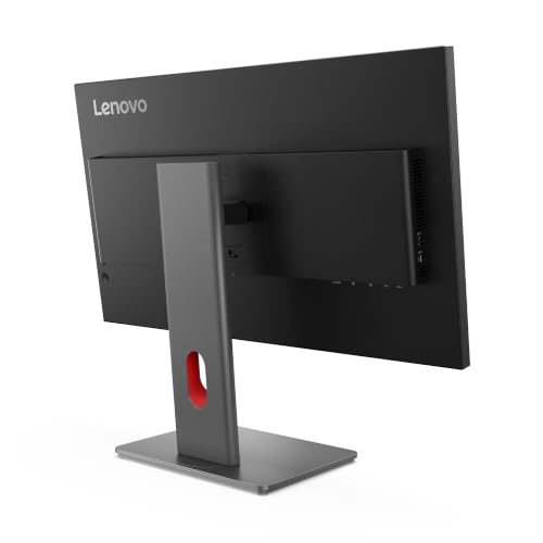 Image of Lenovo ThinkVision P27Q-40 27 inch (68.5cm) QHD IPS 120Hz Monitor | 4ms, 99% sRGB| USB Hub, 1xHDMI 2.1 TMDS, 2X DP 1.4 |Tilt, Swivel, Pivot, Height Adjust Stand | Black | 64A7GAR6IN