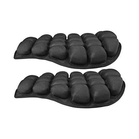 HOMMIESAFE 2 Pack Air Motorcycle Seat Cushion Water Fillable Cooling Down Seat Pad Cover