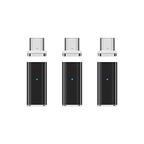 Adaptateur magnétique USB-C NetDot Gen10 connecteur de charge rapide type C noir