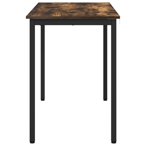 Table à manger bois et métal 110x55x75 cm table compacte et stable - 7