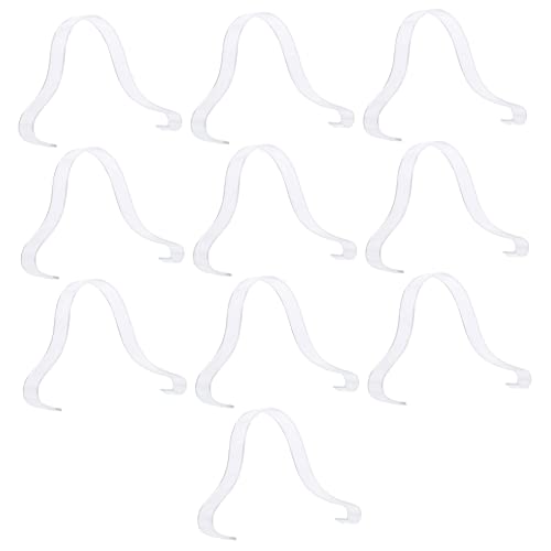 DECHOUS 10Pcs Transparent Sandals Support Rack Storage Rack for Shoes Display Mall Display Holder