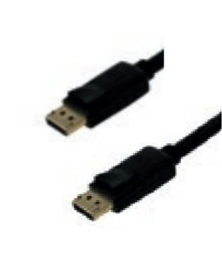 Bachmann Displayport Cable Black with 3,0m Cable Plug/Plug, W125899202 (3,0m Cable Plug/Plug Displayport Kabel Schwarz mit 3.0m Stecker/Stecker, 3 m, DisplayPort,)