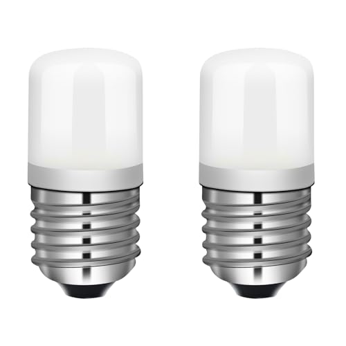 KEI D34L Refrigerator Bulb 4W, 5304511738 Appliance Replacement Bulb 35W, E26/E27 Medium Base, Fit for Frigidaire Crosley KEL 3418L Freezer, Daylight White 100-240V AC 2-Count
