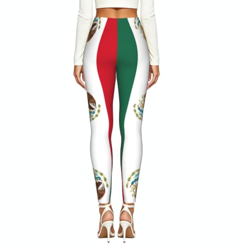 Leggings de compresión con diseño de México de alta resistencia 3