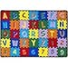 Mybecca Kids Rug Alphabet Puzzle with Numbers & Letters Large Area Rug for Classroom 5ft x 7ft (59