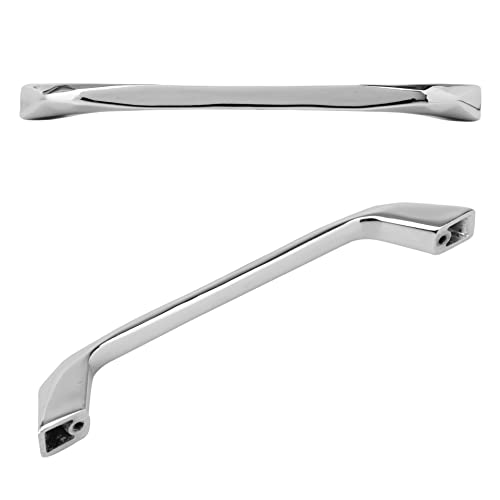 Image of Atom 7.5 inches Zinc Cabinet Pull Handle | CPPT Finish | Office Wardrobe Furniture Kitchen Drawer Push Bar, 229, Pack of 4
