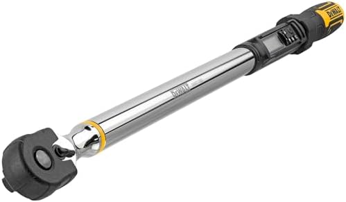 DEWALT Digital Torque Wrench, 1/2 inch Drive, 50-250 FT-LB, with ...