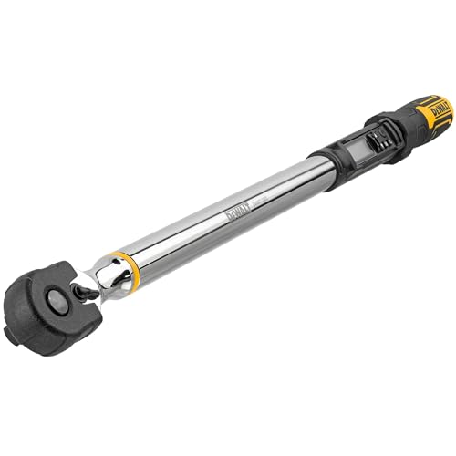 DEWALT Digital Torque Wrench, 1/2 inch Drive, 50-250 FT-LB, with ...