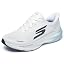White Textile Lt Blue Trim