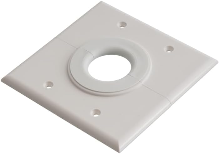 Arlington CESP2 Two Gang Split Wall Plate - Single