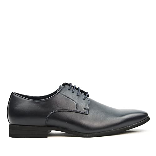 UOMO DESIGN - Derby Homme Simple - Philippe (Marine, 39)