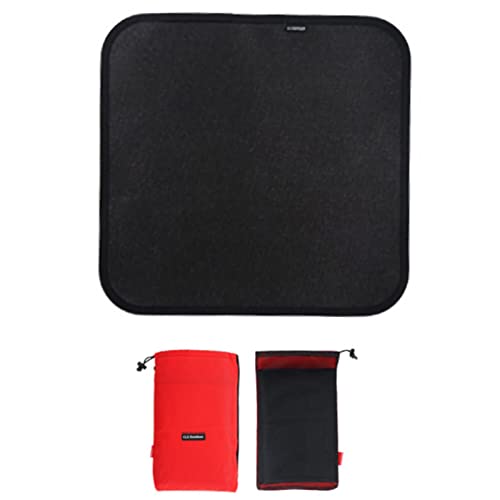 Joyeee Under Deck Grill Floor Mat, Small Square Fire Pit Mats for Griddle Cooking, Outdoor Propane...