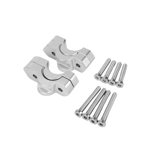 Riser de guidon pour BMW R1300GS rehausseur de 15 a 38 mm argent
