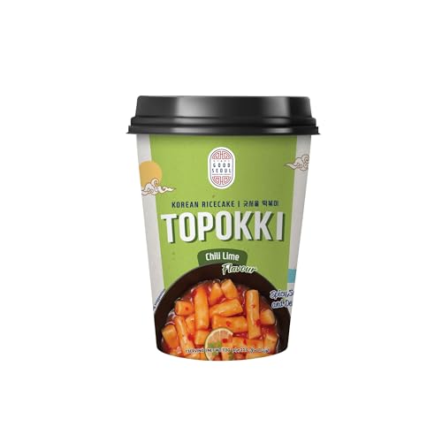 Good Seoul Korean Rice Cake Topokki Chili Lime Flavour • Spicy, Sweet and Delicious, 4 oz ℮ 113 g
