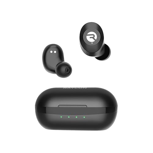 Raycon The Everyday Bluetooth Wireless Earbuds with Microphone- Stereo Sound in-Ear Bluetooth Headset True Wireless Earbuds 32 Hours Playtime (Matte Black)