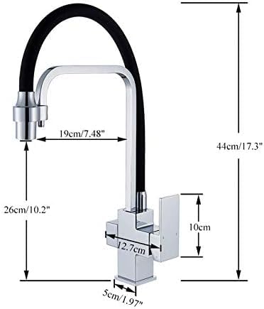 Robinet de cuisine élégant et fonctionnel YRYRYW double commande - 4