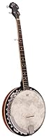 5 string 'g' banjo Mahogany resonator Remo vellum head Mahogany neck Rosewood fingerbord
