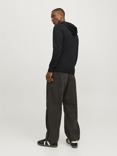 JACK & JONES Herren JCOAIR SWEAT ZIP HOOD NOOS., Schwarz, XS EU – Ansicht 3