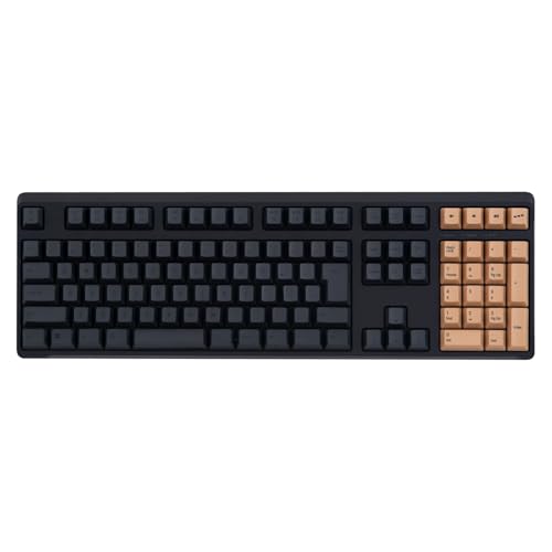 REALFORCE R4キーボード 対応 カラーキーキャップ セット 日本語配列・英語配列共通 テンキー部分 丁字茶(ちょうじちゃ) 昇華印刷 PBT R4AKCTN1の商品画像（Amazon）