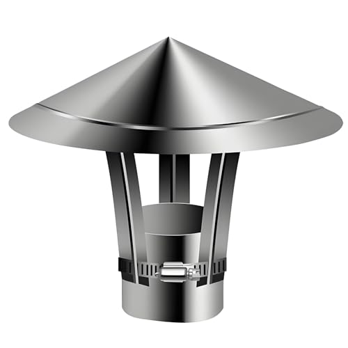 Sombrerete de chimenea de acero inoxidable 201 resistente a la corrosión exterior 2