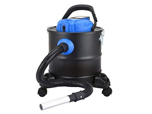 Aspirador de cenizas con batería recargable de litio 18V para chimeneas y barbacoas con bidón 20L y ruedas PURLINE HAVC-Li