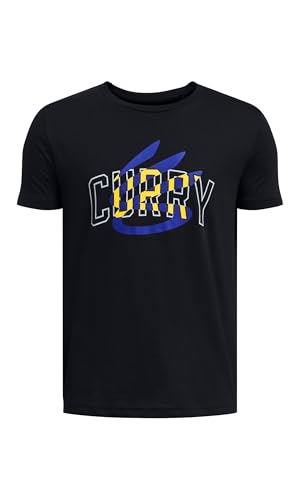 T-shirt Under Armour Curry garçon en coton mélangé respirant pour le sport