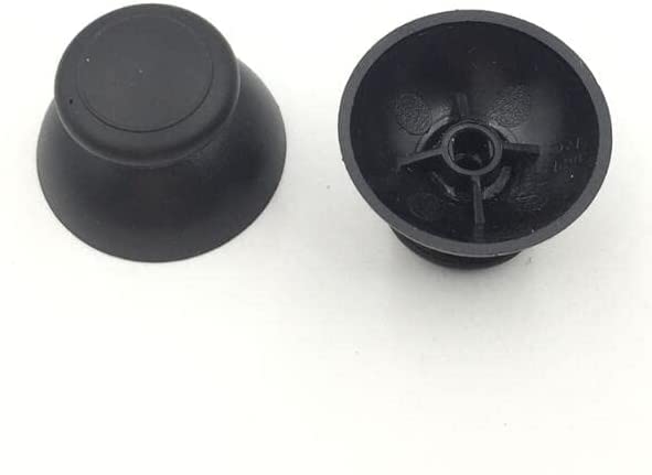 Image of 3D Analog Joystick Thumb Stick Grip Cap Mushroom Buttton Cap for WII U Pro WiiU Pad Gamepad Replacement (Black)