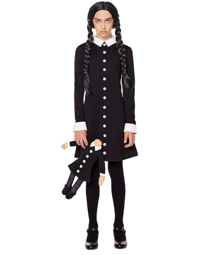 Spirit Halloween Kids Wednesday Addams Costume - L