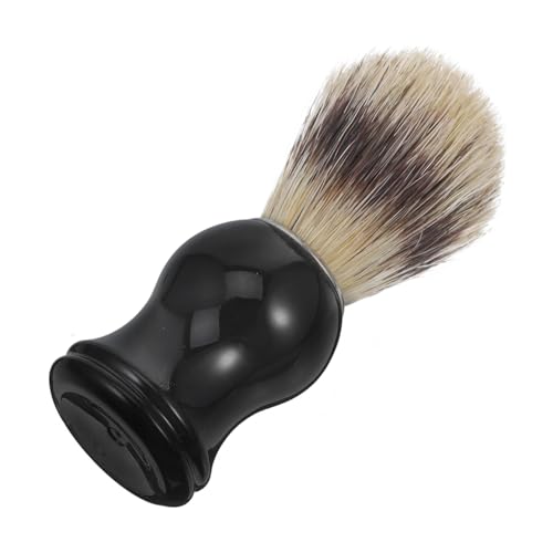 MOTHNUR Brocha de Afeitar de Pelo de Tejón para Hombre Suaviza Exfolia Cepillo para Afeitado Húmedo
