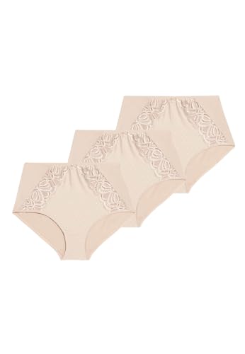 Culottes Maxi Dentelle M&S Amelia Lot de 3 Finition Anti-Marquage en Stretch