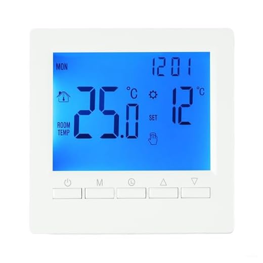 Controlador digital del termostato con el LCD para la gestión de la caldera de gas y la regulación de