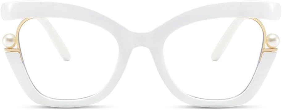 Oversized Cat Eye Reading Glasses for Women, Retro Stylish Blue Light Blocking Reader, Anti-fatigue Computer Glasses